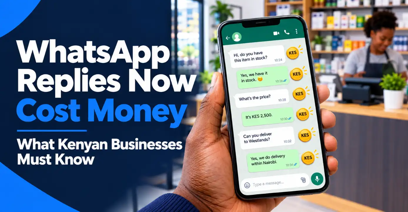 WhatsApp Business charges per reply for Kenyan businesses